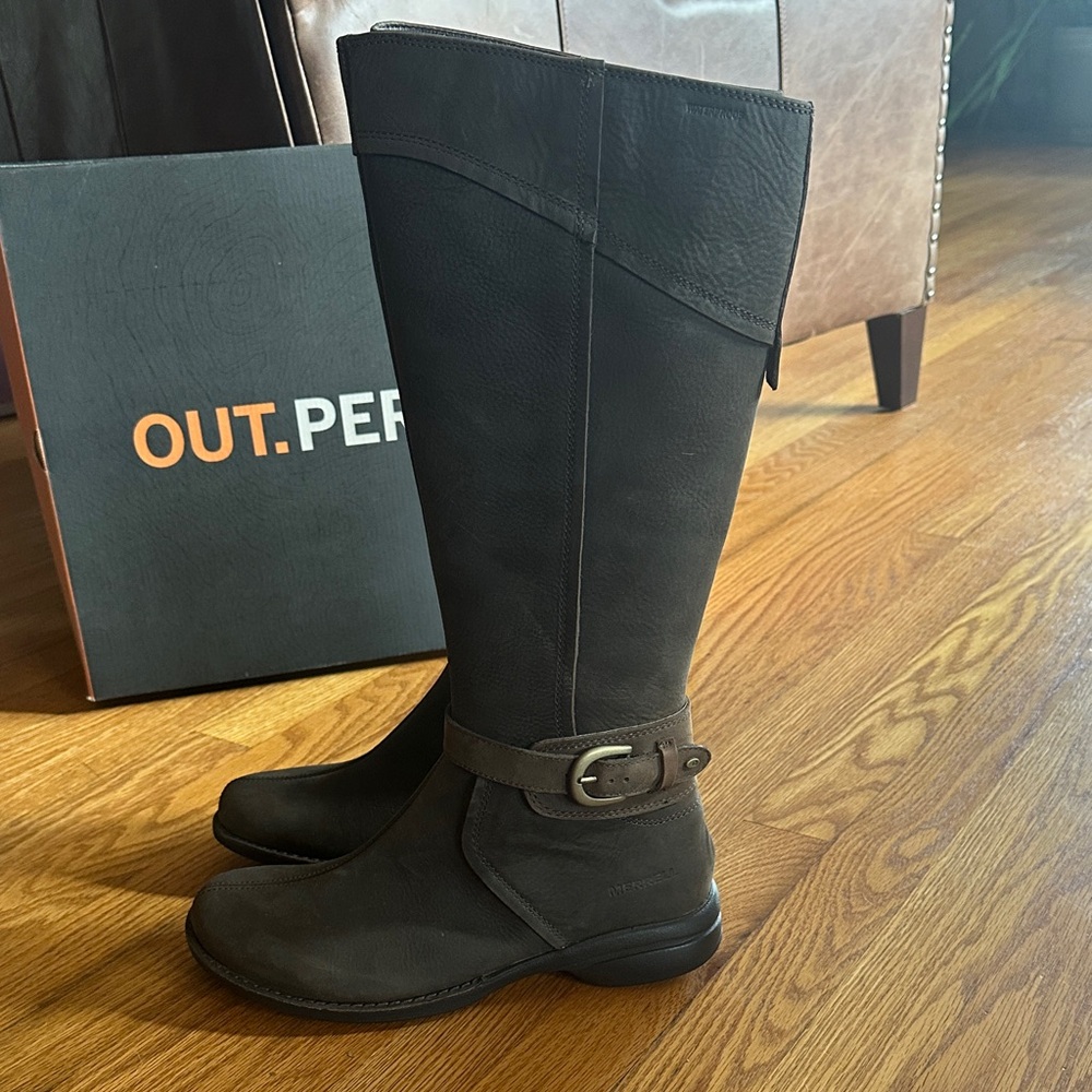 Merrell Black Over the Knee Boots - Picture 3 of 5
